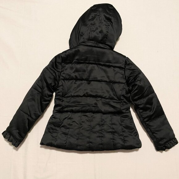 Rothschild Black Hooded Jacket Kids Girls Small 7/8 Coat - Picture 14 of 16